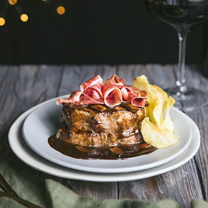 Filet de vedella amb salsa de ceps