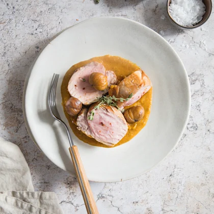 Llaminera amb castanyes