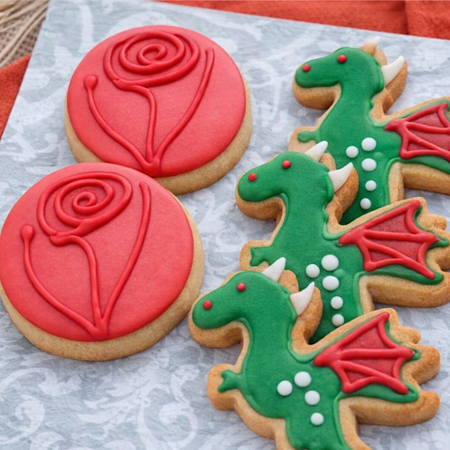 Galetes del Drac i la Rosa de Sant Jordi