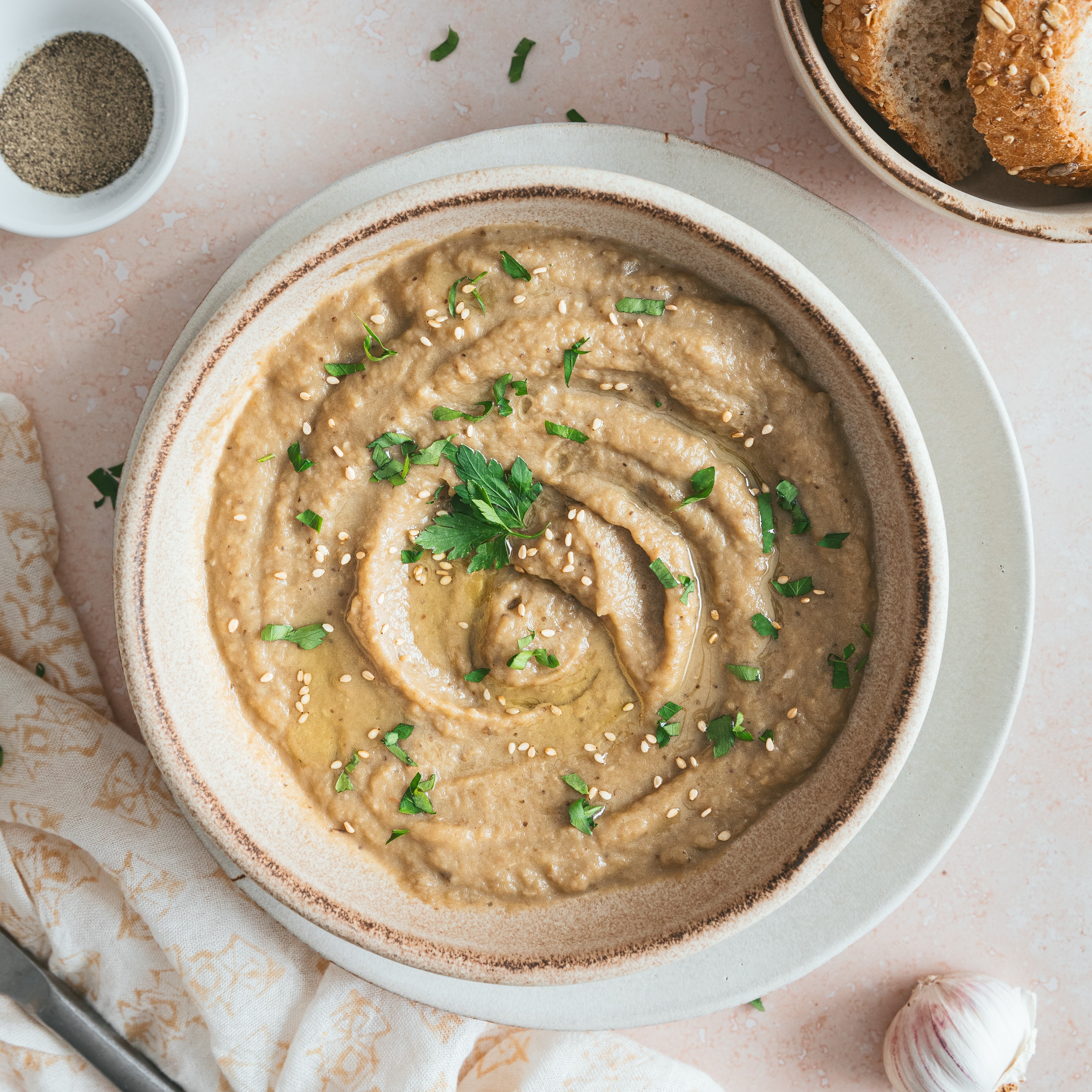 Paté d'albergínies escalivades