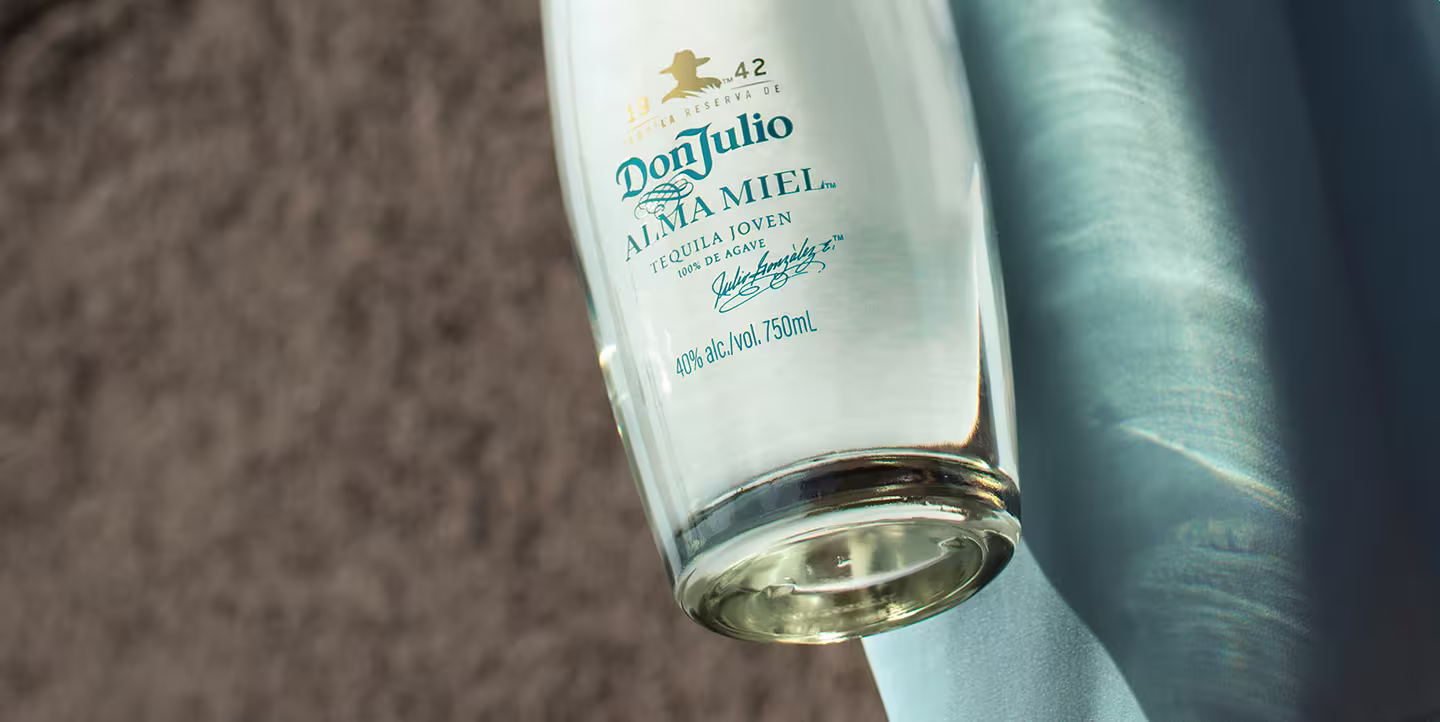 Bottle of Don Julio Alma Miel Tequila Joven