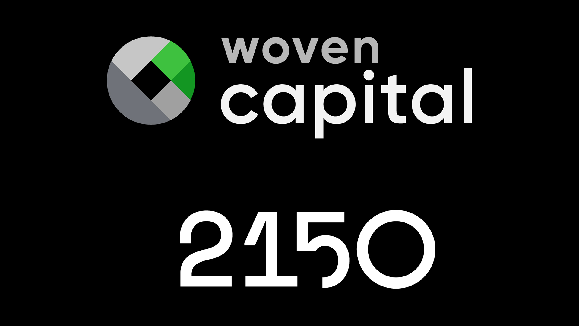 ウーブン・キャピタルと2150の企業ロゴ