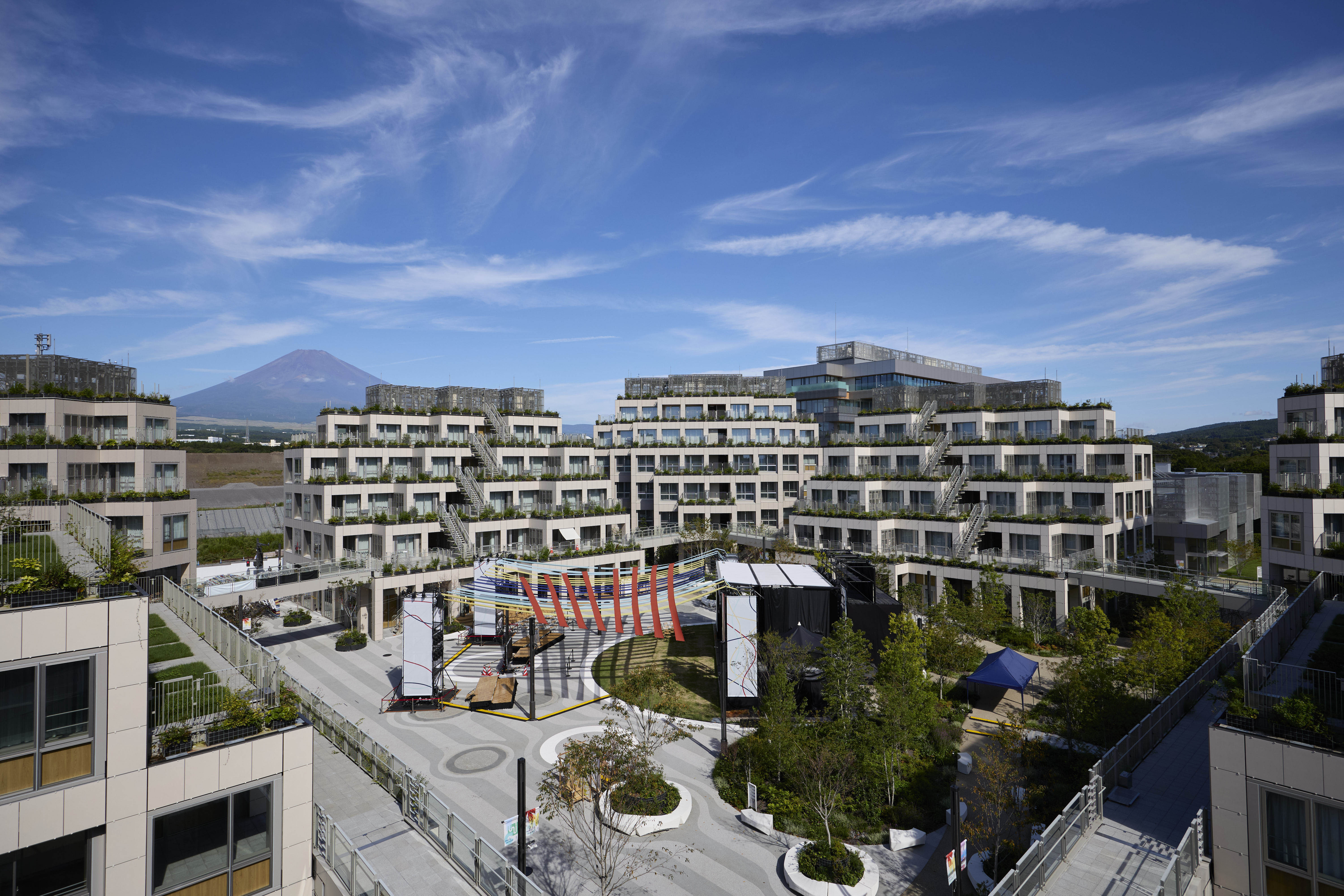 Courtyard of Woven City