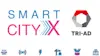 Logos of TRI-AD and SmartCityX