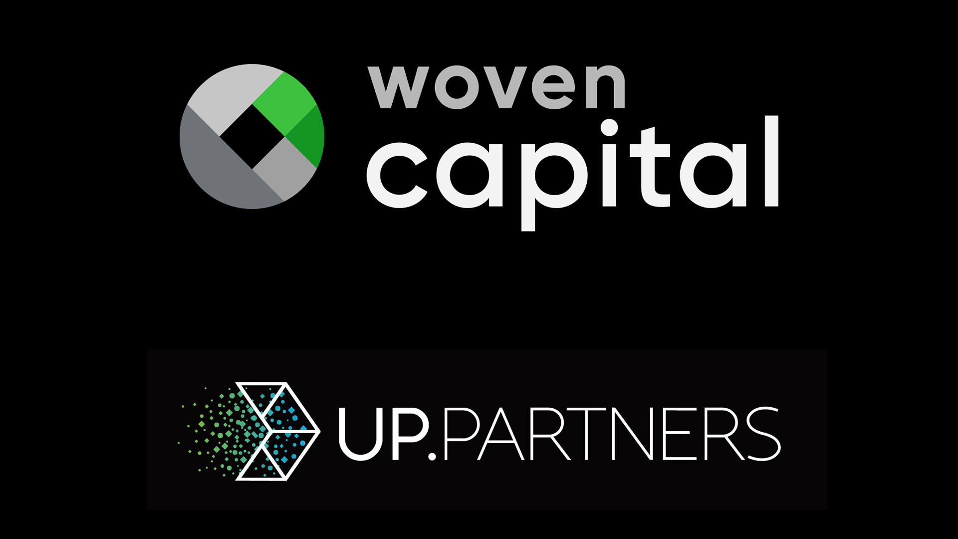 ウーブン・キャピタルとアップパートナーズの企業ロゴ