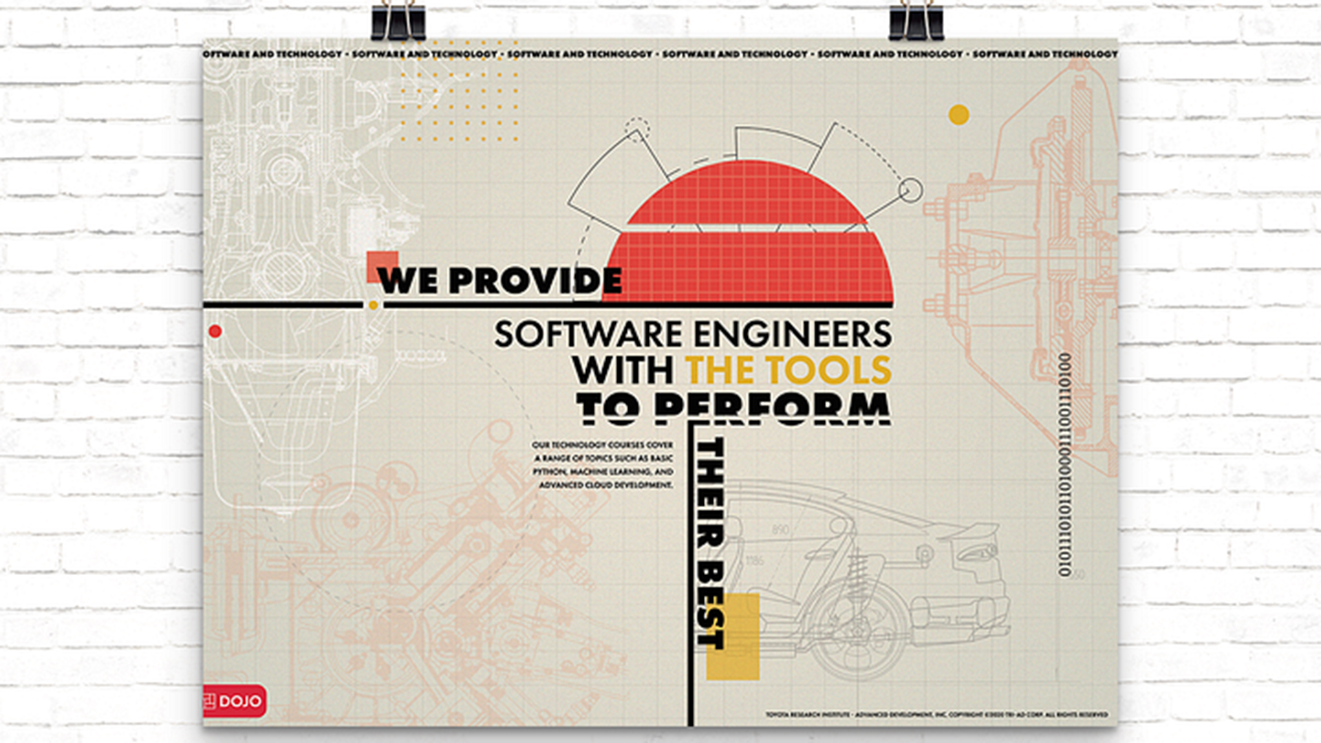 テキスト入り画像：私たちはソフトウェアエンジニアが最高のパフォーマンスを発揮できるようにツールを提供しています