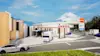 3D render of an Eneos hydrogen station near Mt. Fuji