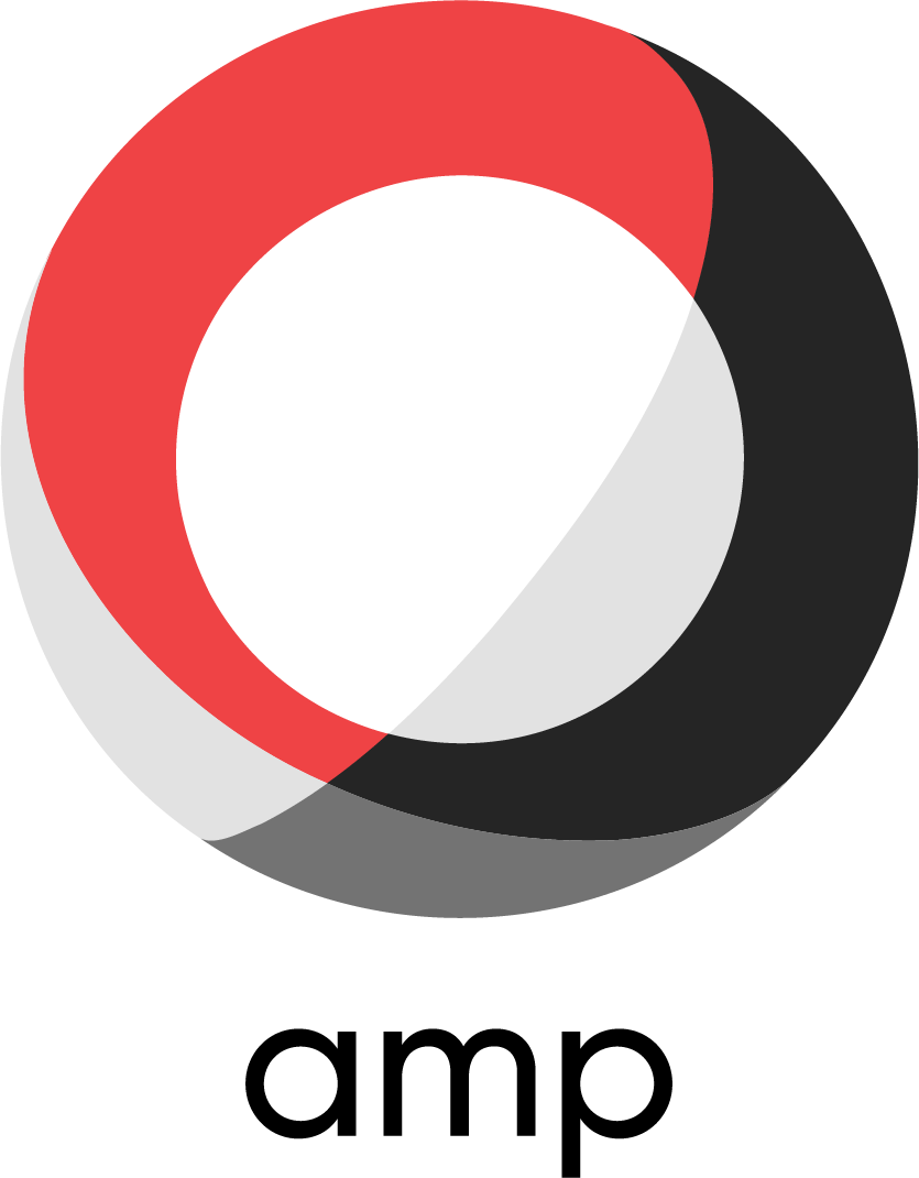 AMPロゴの縦長版（白い背景用）