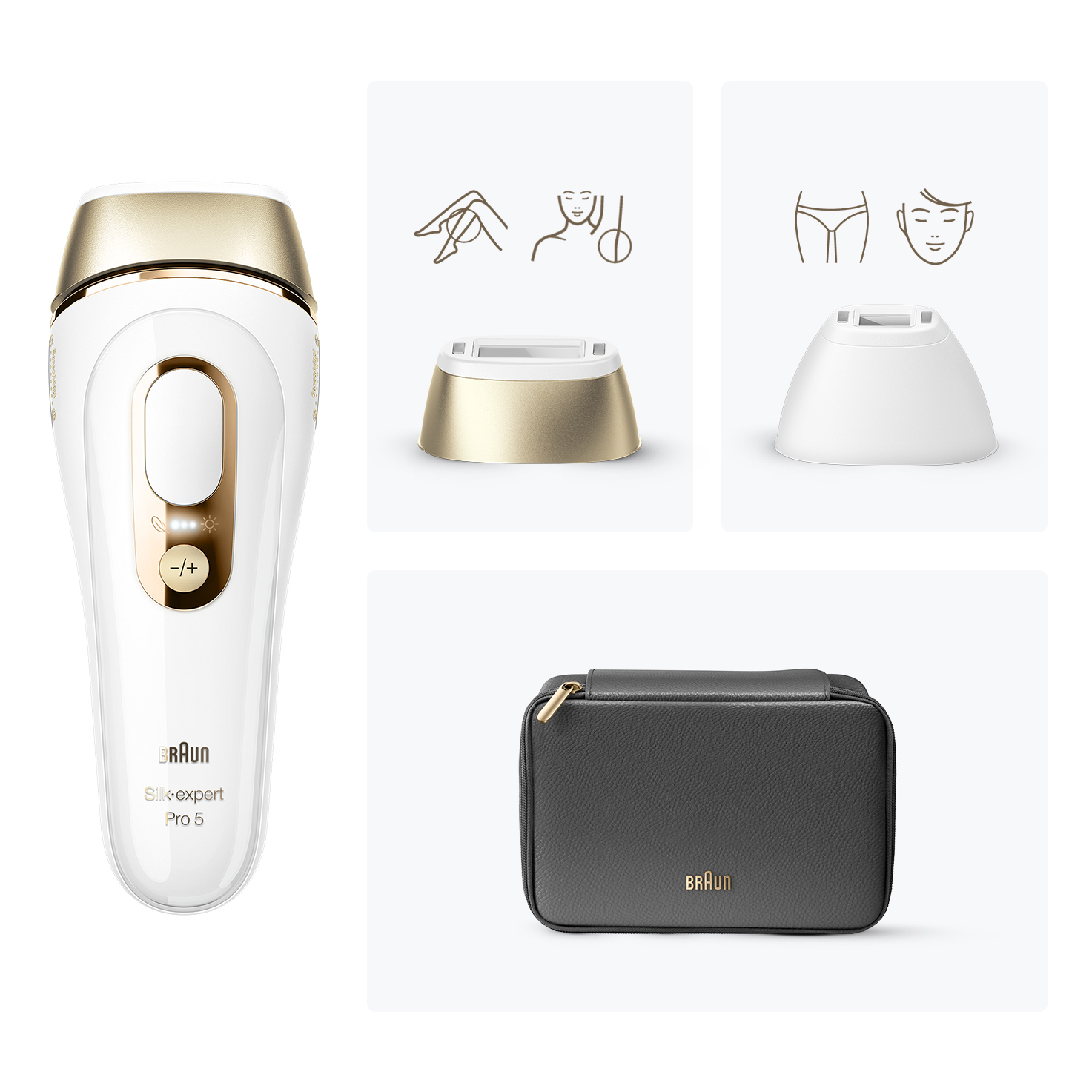 BRAUN Silk・expert Pro5 Braun Silk-expert Pro5 Depiladora Mujer/Hombre Luz Pulsada IPL