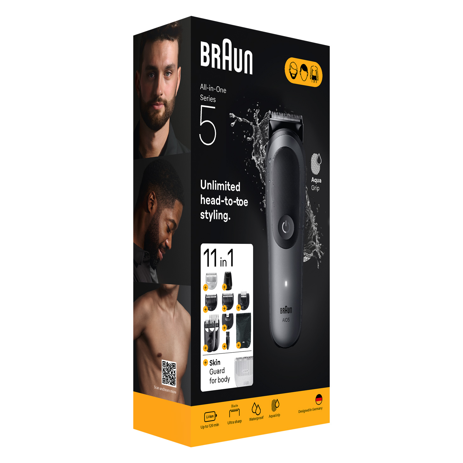 Recortadora todo en uno Braun Series AIO5560 Braun ES