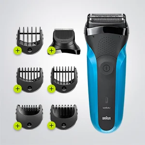 Recortadora de barba con 5 peines Recortadora de barba con 5 peines