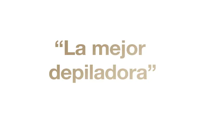 La mejor depiladora La mejor depiladora