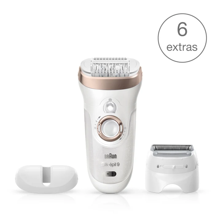 Depiladora inalámbrica Braun Silk-épil 9 9-561 con tecnología Wet&Dry