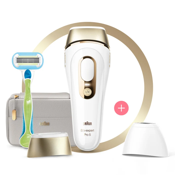 Braun Silk-expert Pro 5 Depiladora Láser Mujer/Hombre Luz Pulsada IPL,  Cabezal de Precisión y Funda, Alternativa a la Depilación Láser en Casa, PL  5140, Última Generación, Blanca - Compare precios con Kelkoo - (