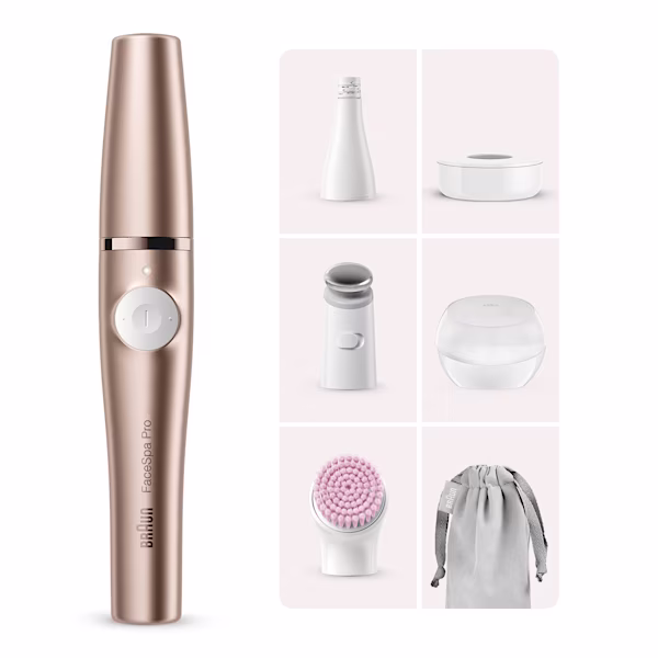 Braun FaceSpa Pro 921: Sistema 3 en 1 de depilación, revitalización y tonificación facial con 5 extras. Braun FaceSpa Pro 921: Sistema 3 en 1 de depilación, revitalización y tonificación facial con 5 extras.