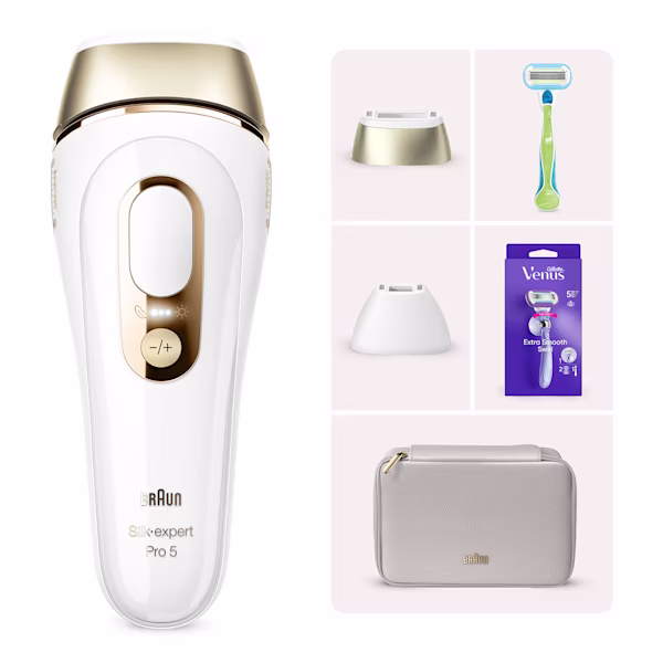 Braun Pack Depiladora Luz Pulsada Silk-Expert Pro 5-PL5152 + Gillette Venus Swirl Braun Pack Depiladora Luz Pulsada Silk-Expert Pro 5-PL5152 + Gillette Venus Swirl