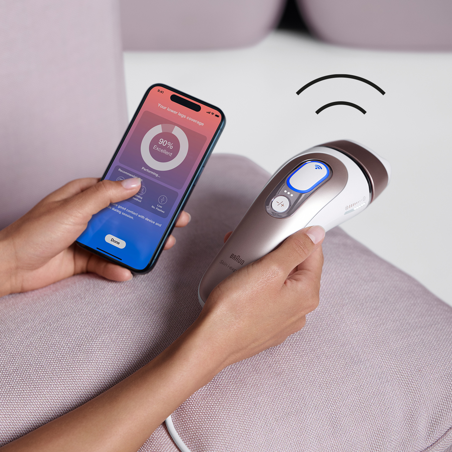 Descubre las depiladoras de Luz Pulsada Smart Skin i·expert | Braun ES