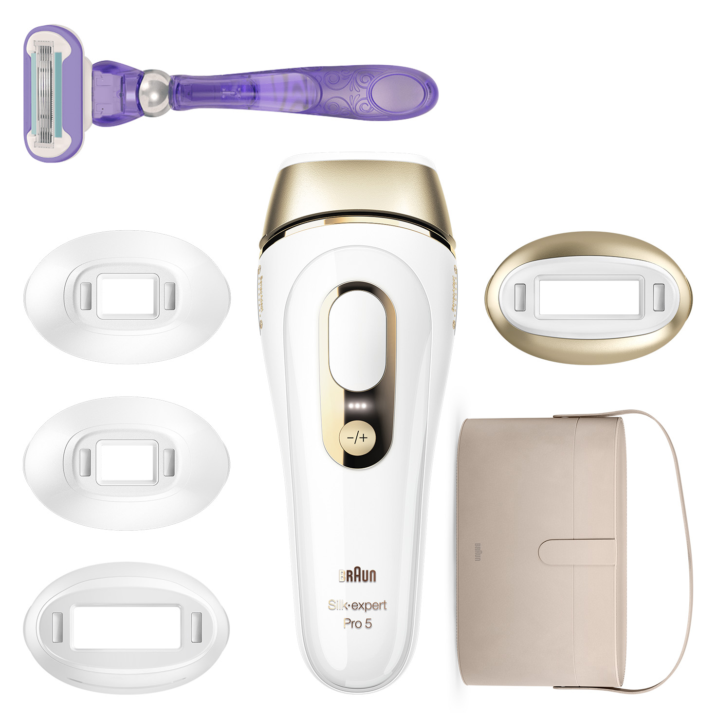  Braun Dispositivo de depilación láser de larga duración IPL  para mujeres y hombres, Silk Expert Pro 5 PL5347, para cuerpo y cara,  alternativa segura y prácticamente indolora a la depilación láser