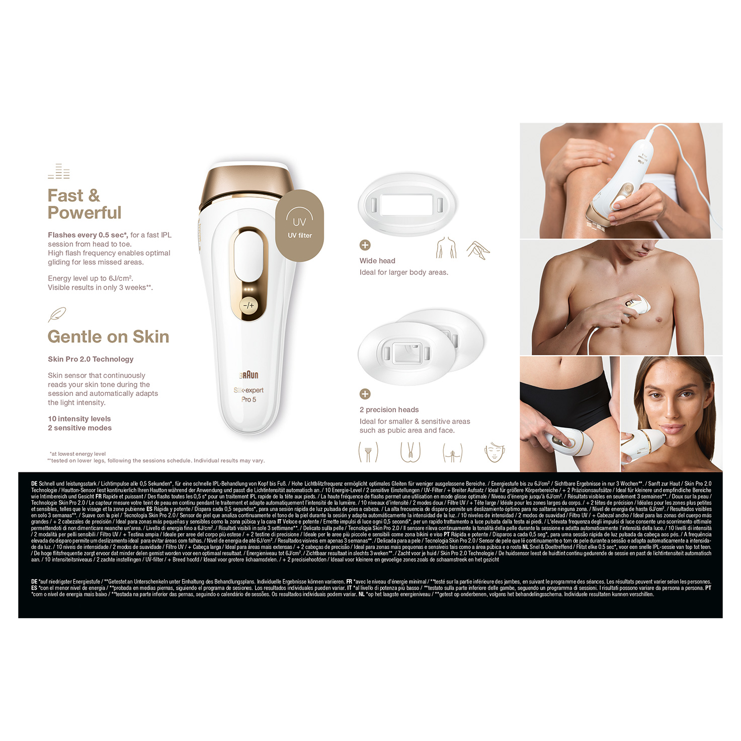 BRAUN Silk・expert Pro5 Braun Luz Pulsada Silk-expert Pro 5, Alternativa a Depiladora