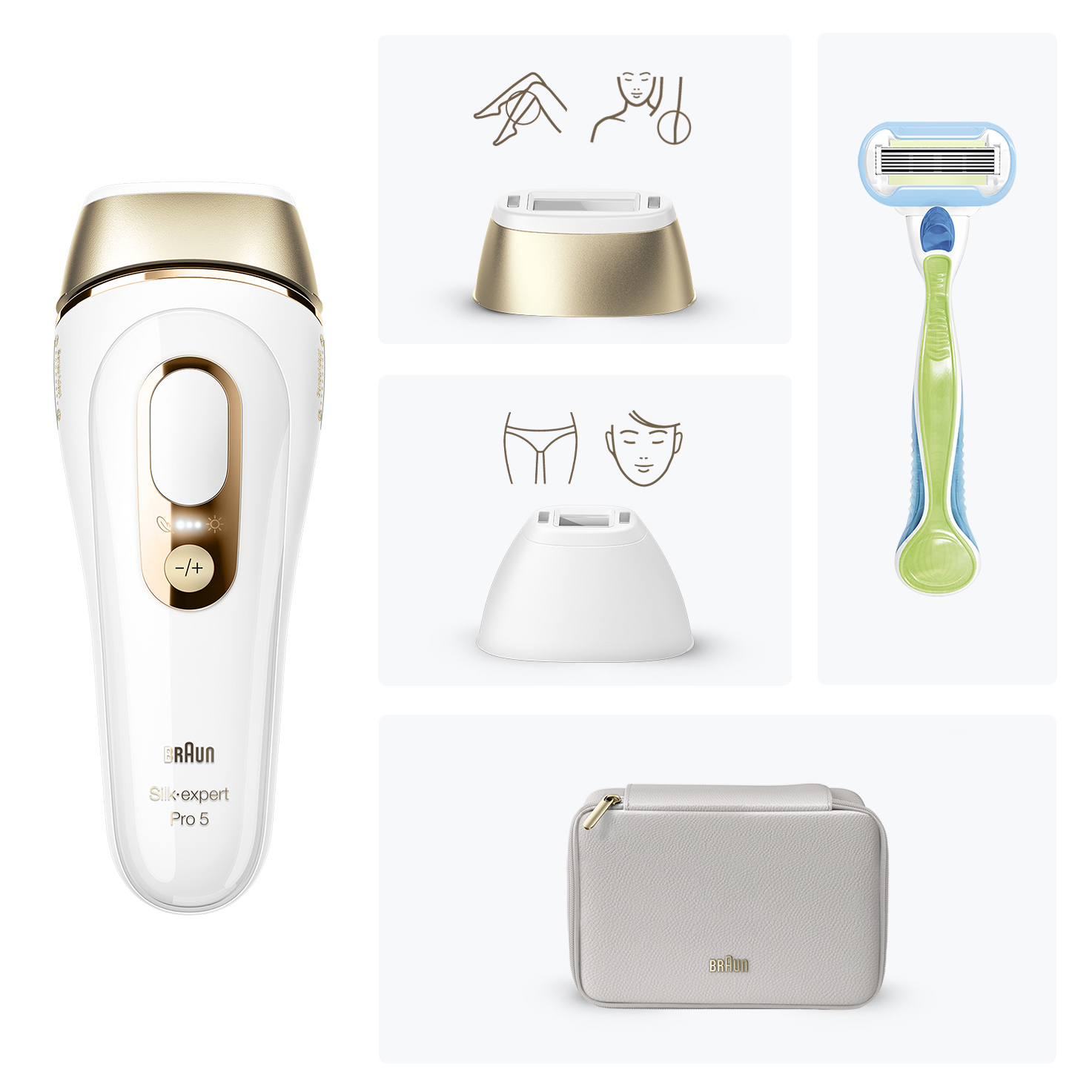 Depiladora Braun De Luz Pulsada Silk-Expert Pro 5-PL5152 | Braun