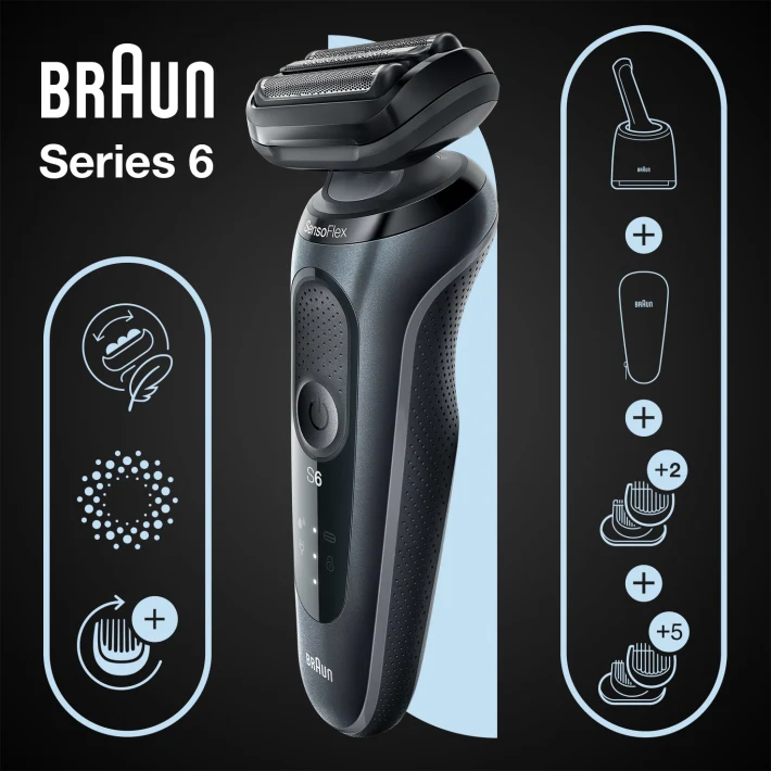 Maquina De Afeitar Eléctrica Para Hombre Braun Series 6