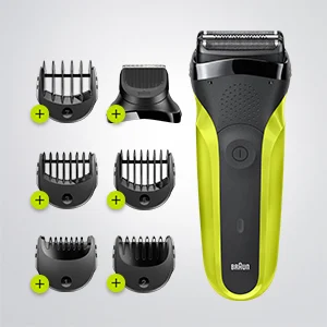 Recortadora de barba con 5 peines Recortadora de barba con 5 peines