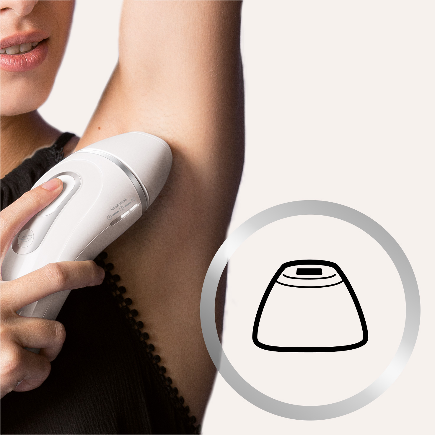 Depiladora Braun Silk Expert Pro 3, Tecnología Skin Pro, Luz