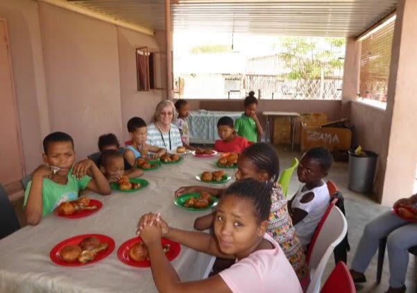 Claras big family lunch time