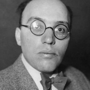 Kurt Weill close up portrait