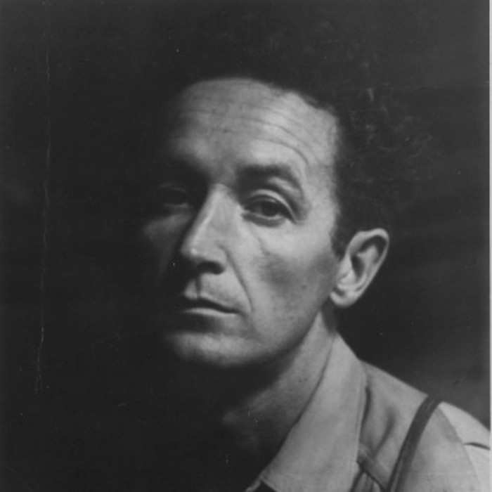 Square portrait Image of TRO Artist Woody Guthrie