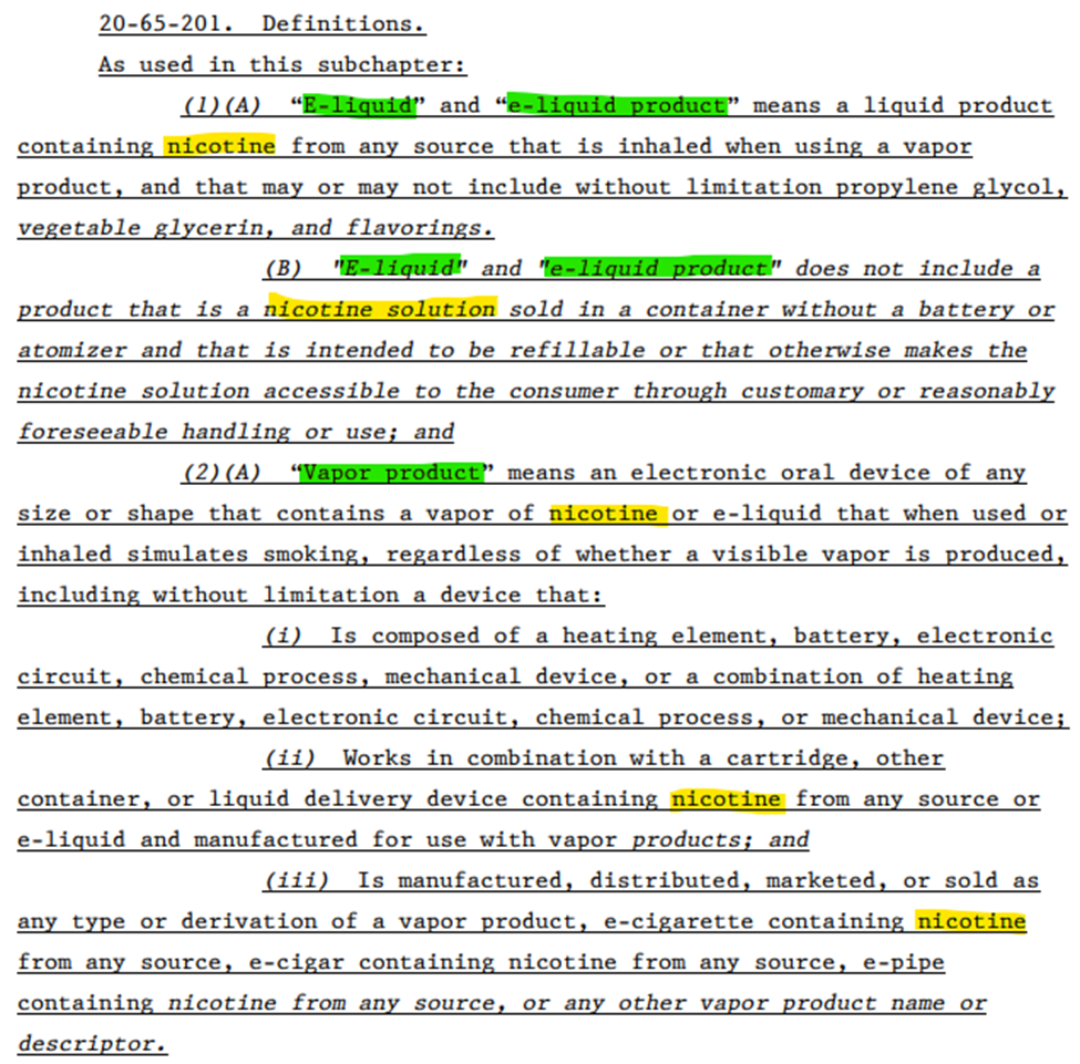 Arkansas Compliance 1