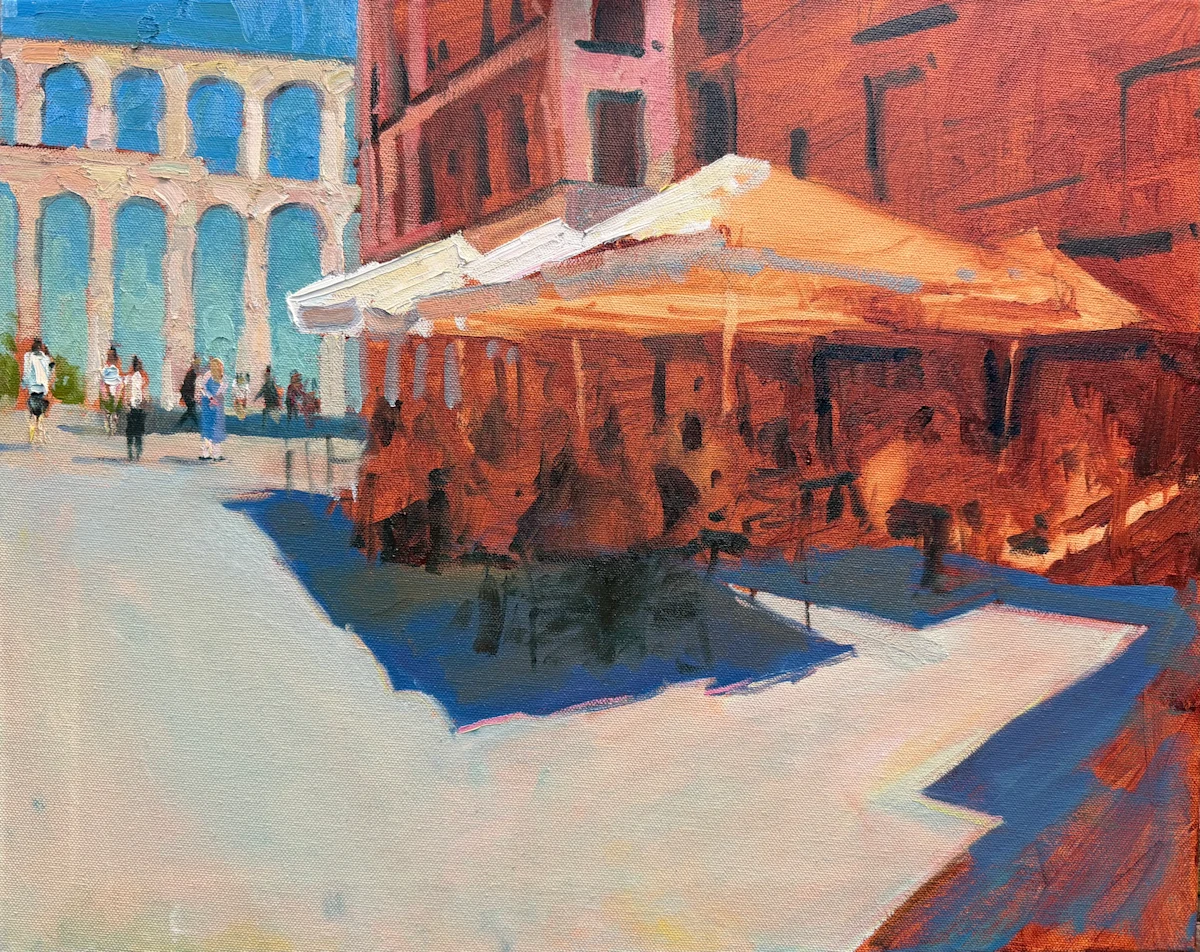 Afternoon at the Aqueduct, Segovia - 2