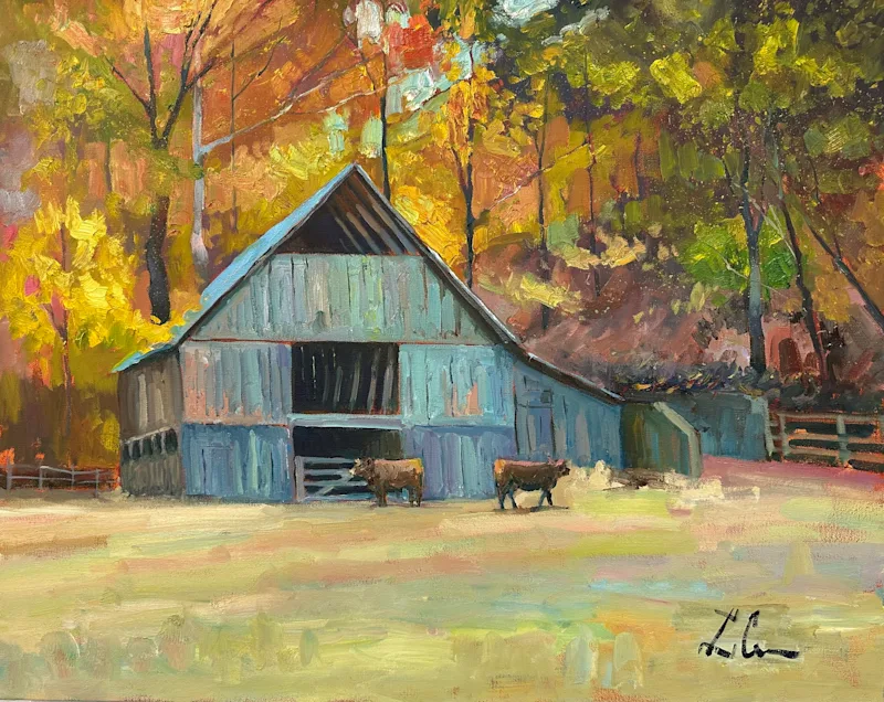 Barn with Two Cows