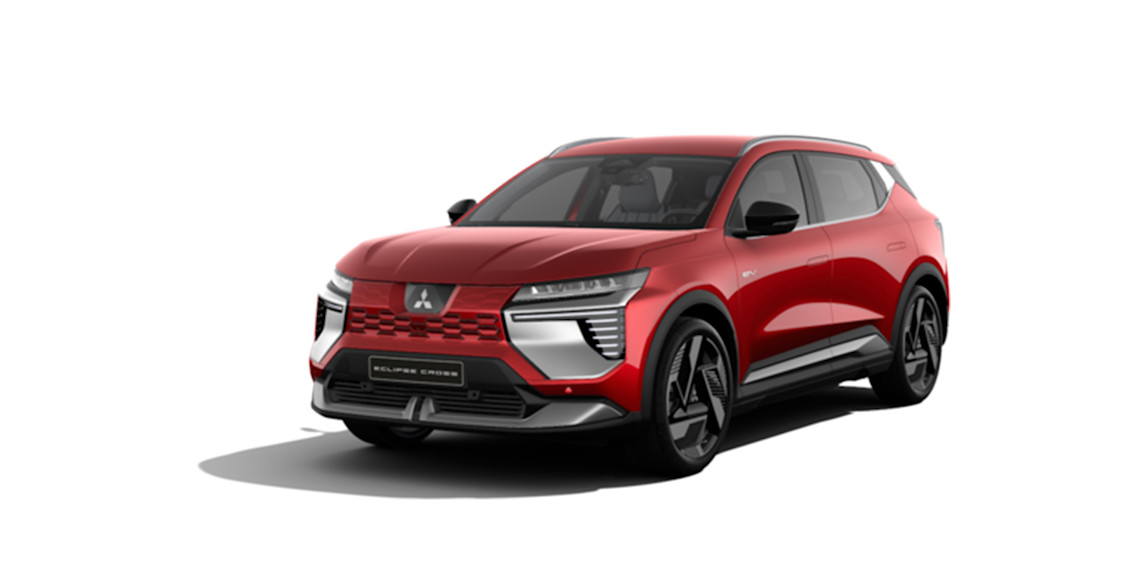 Foto: Eclipse Cross i fargen Sunrise Red