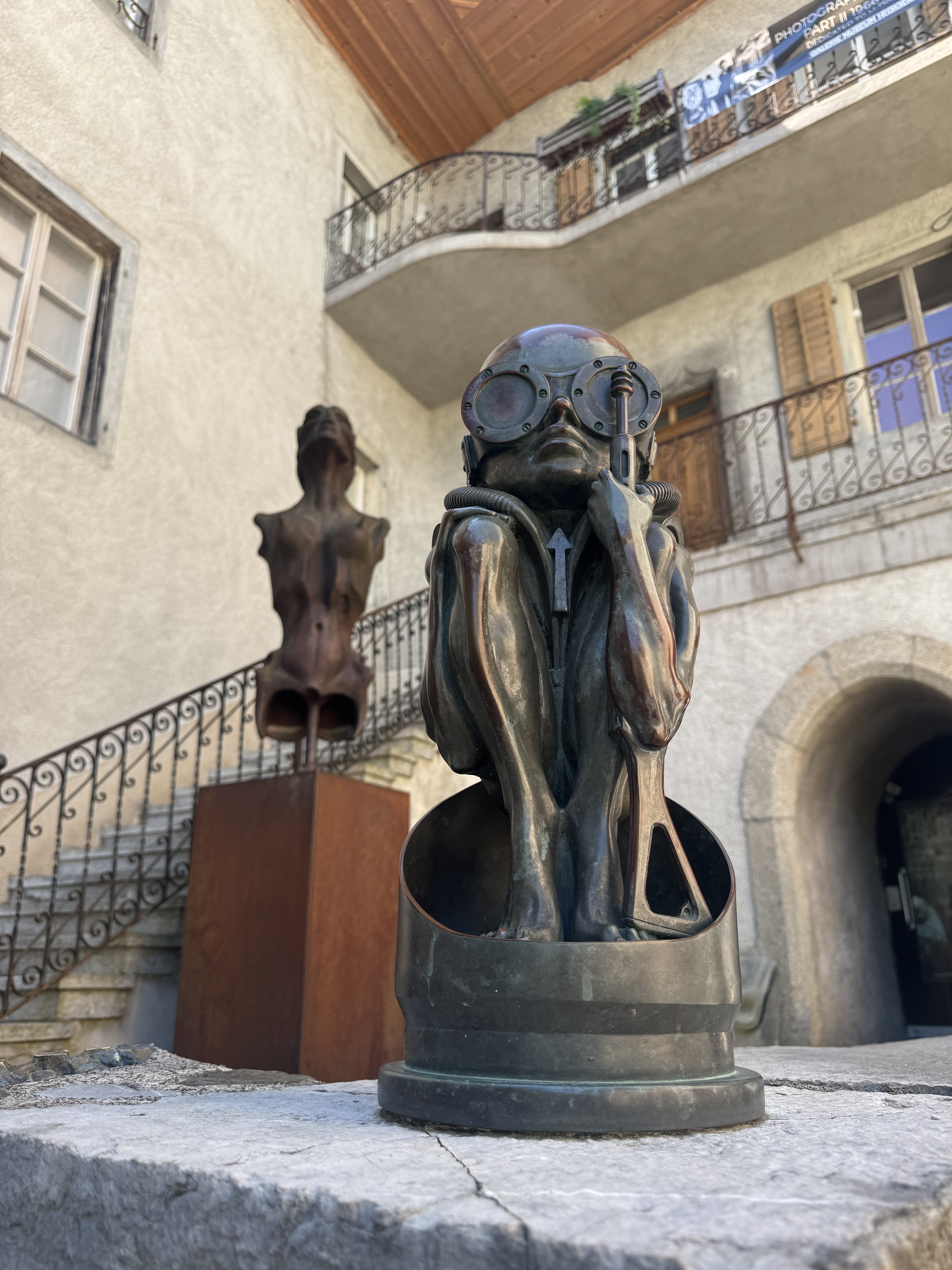HR Giger-museet i Gruyère