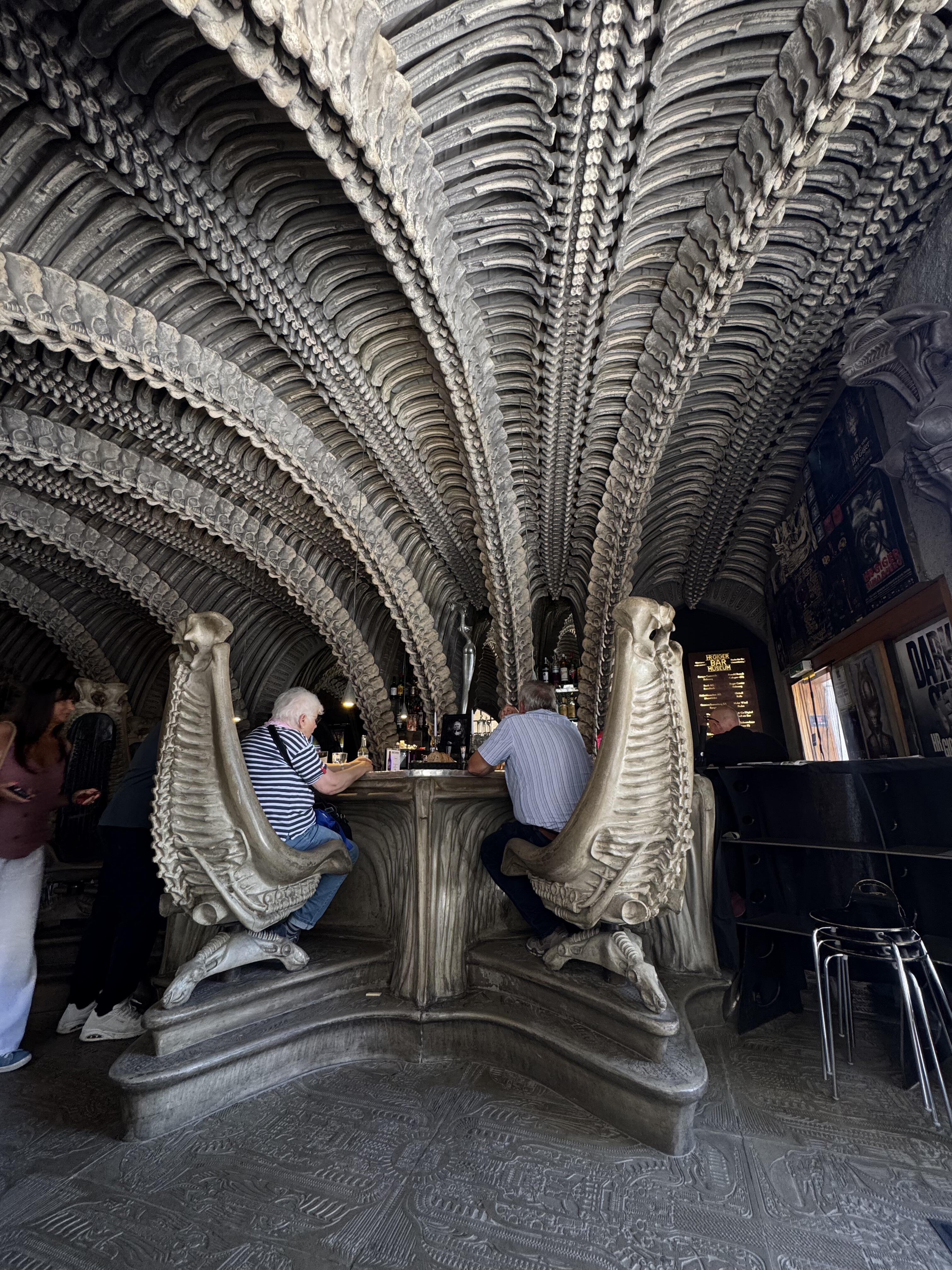 Detalj fra HR Giger-museet