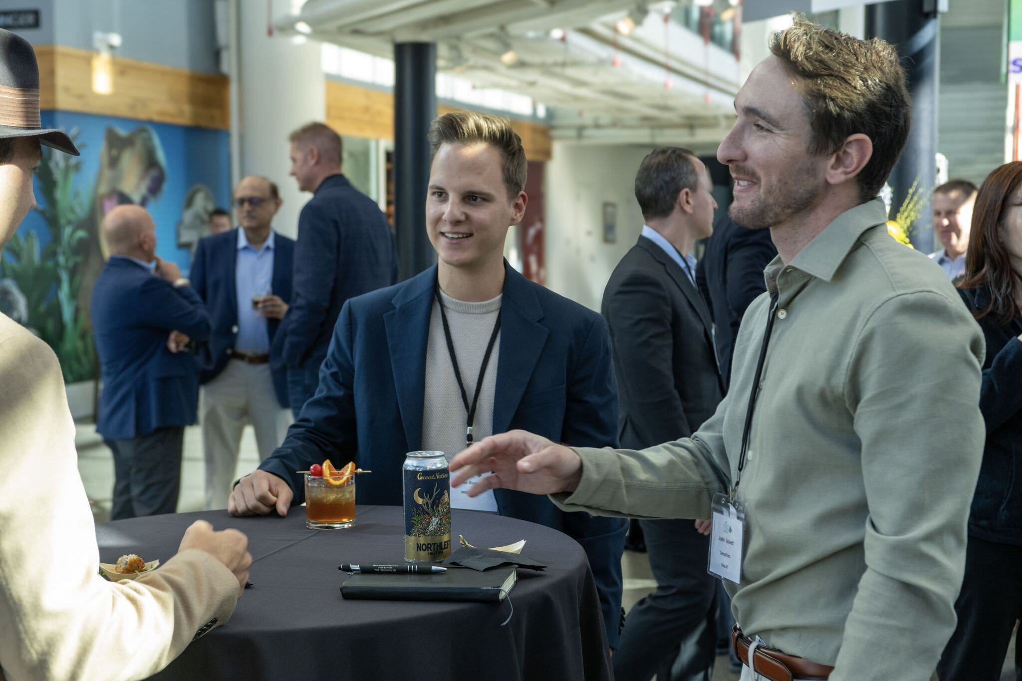 Dino Starcic, our CEO, at a conference