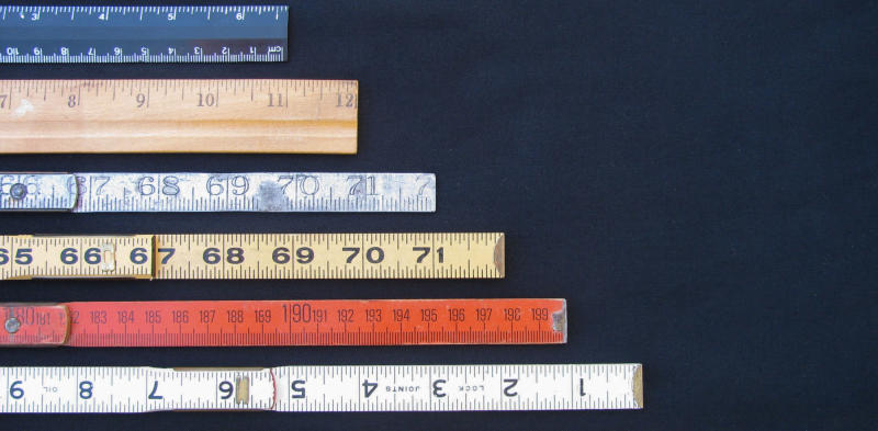 different types of rulers, measuring OKRs