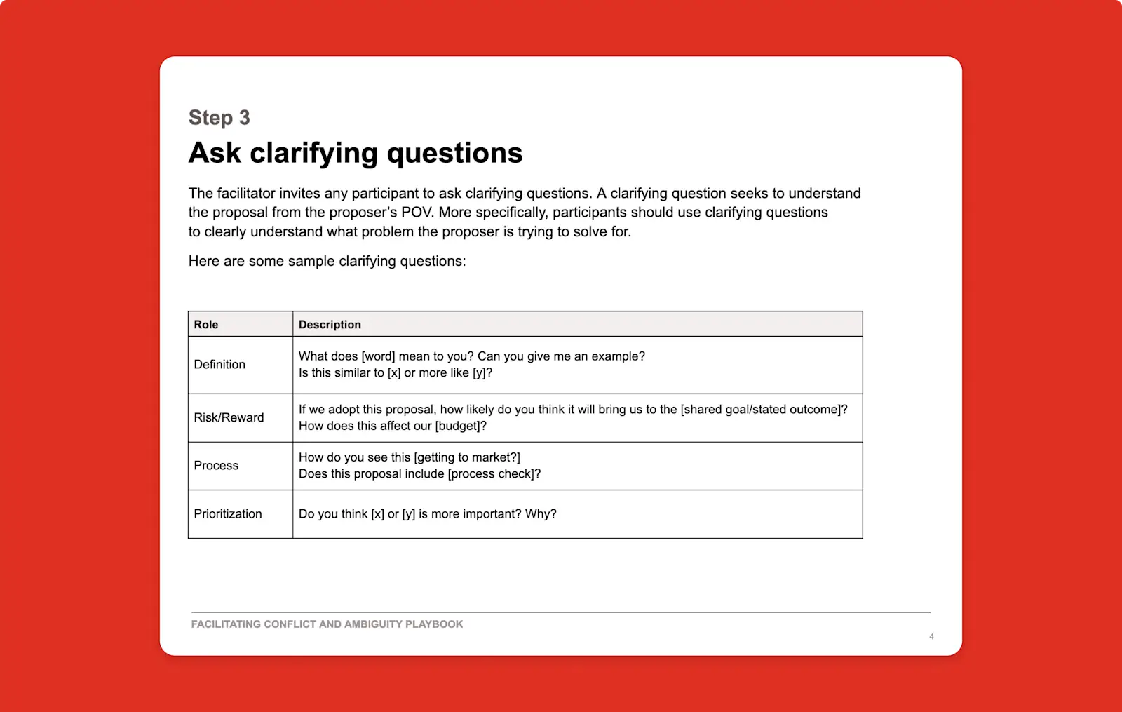 Facilitating Conflict Playbook thumbail