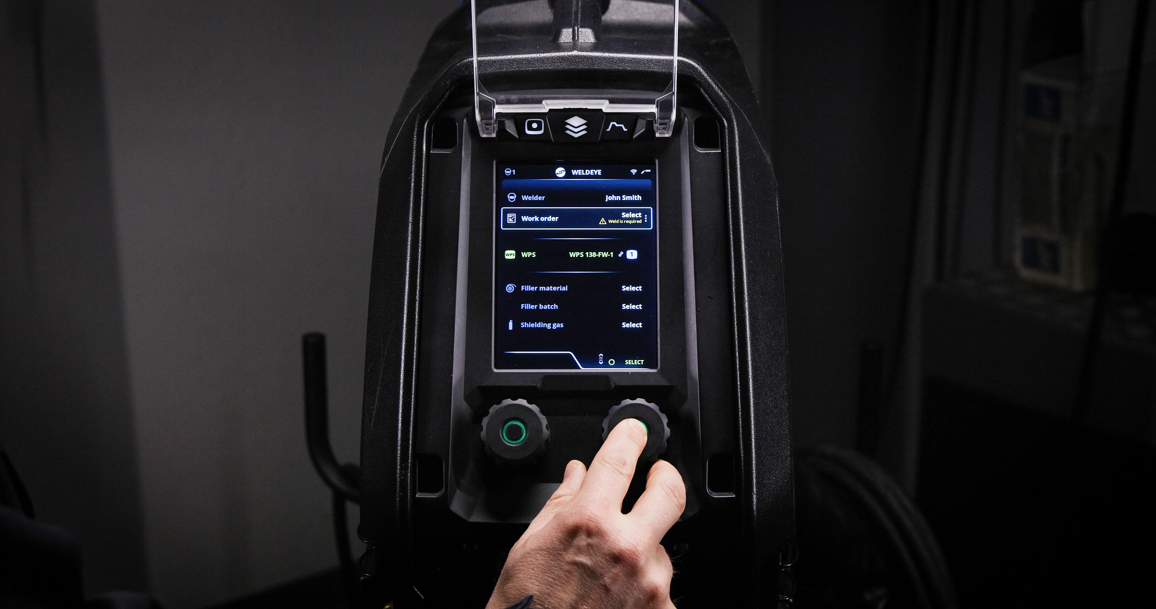 Built-in WeldEye connectivity