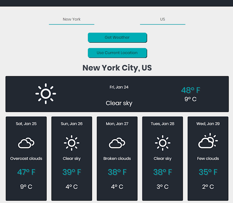 Home page of Get The Weather