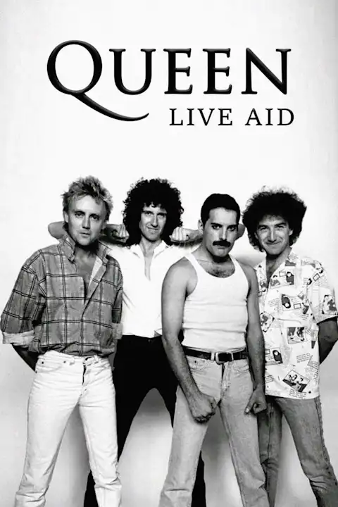 Vintažinis Queen Live Aid koncerto plakatas – vintažinis koncerto plakatas | Framein