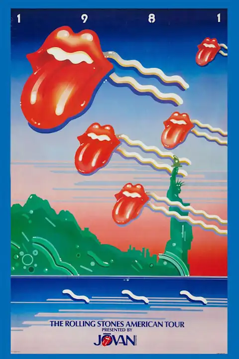 Vintažinis The Rolling Stones (10) koncerto plakatas – vintažinis koncerto plakatas | Framein