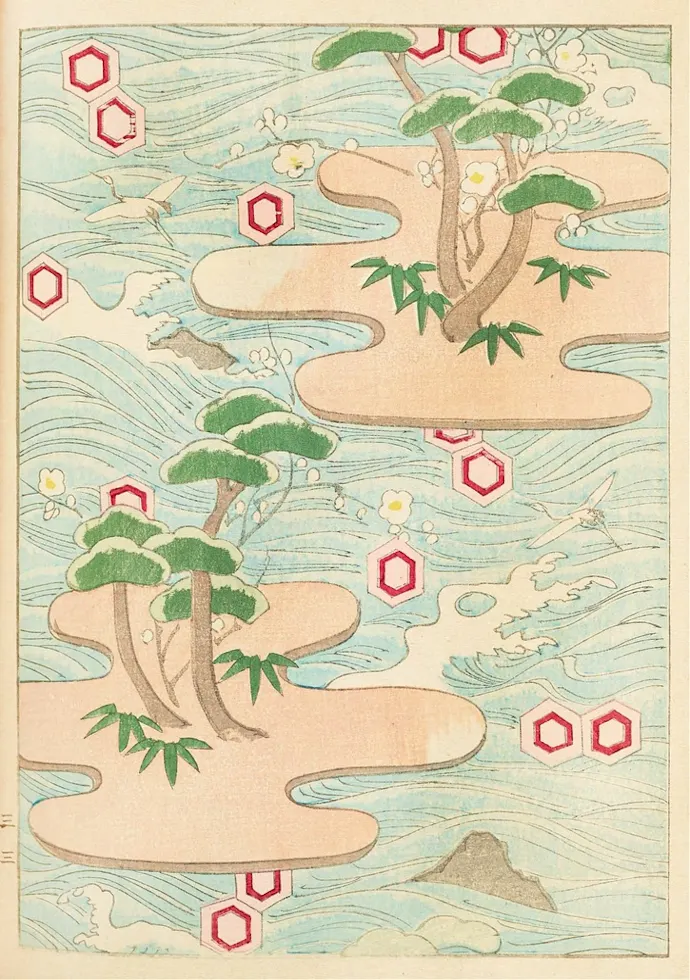 Japoniškas menas Korin Furuya Bijutsukai Pl.127 (1901) – japoniško meno plakatas | Framein