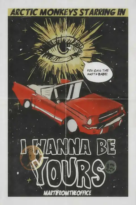 Vintažinis Arctic Monkeys (3) koncerto plakatas – vintažinis koncerto plakatas | Framein