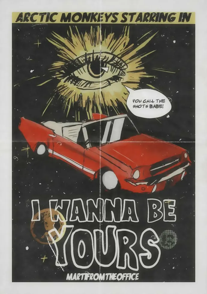 Vintažinis Arctic Monkeys (3) koncerto plakatas – vintažinis koncerto plakatas | Framein