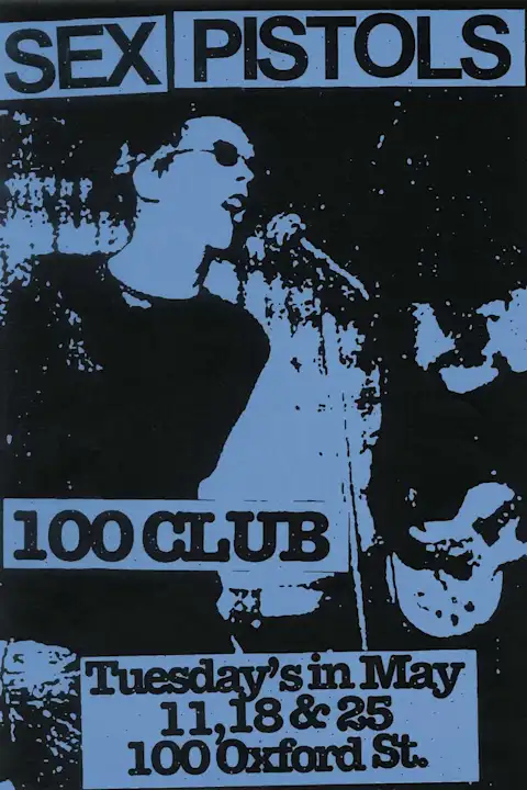Vintažinis Sex Pistols (2) koncerto plakatas – vintažinis koncerto plakatas | Framein