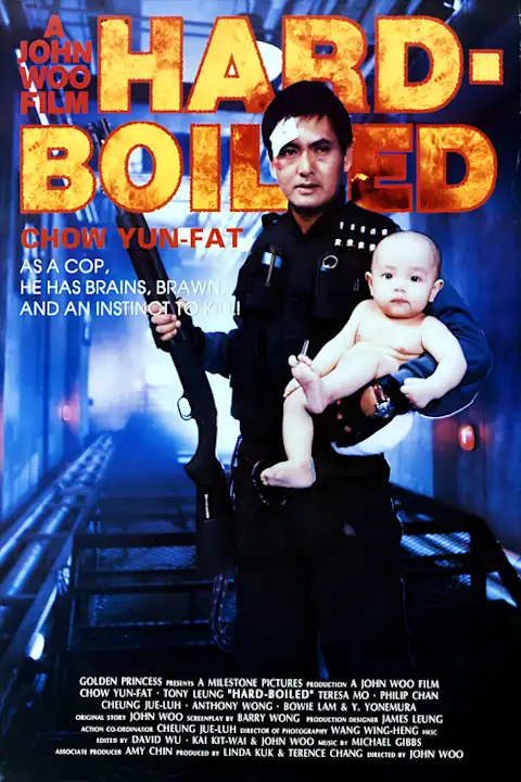 Filmo plakatas Hard boiled 1992 – filmo plakatas | Framein