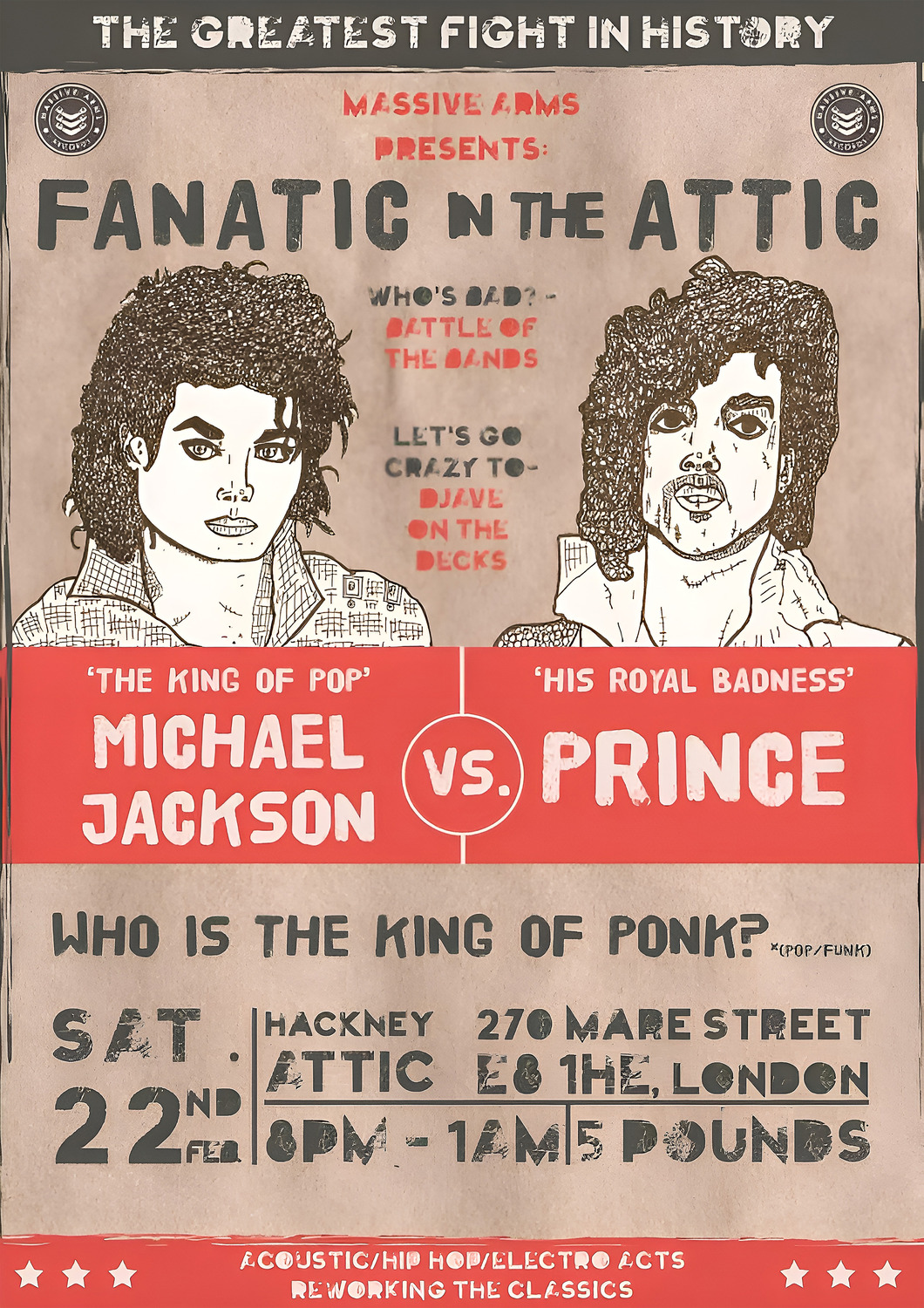 Vintažinis Michael Jackson ir Prince koncerto plakatas – vintažinis koncerto plakatas | Framein