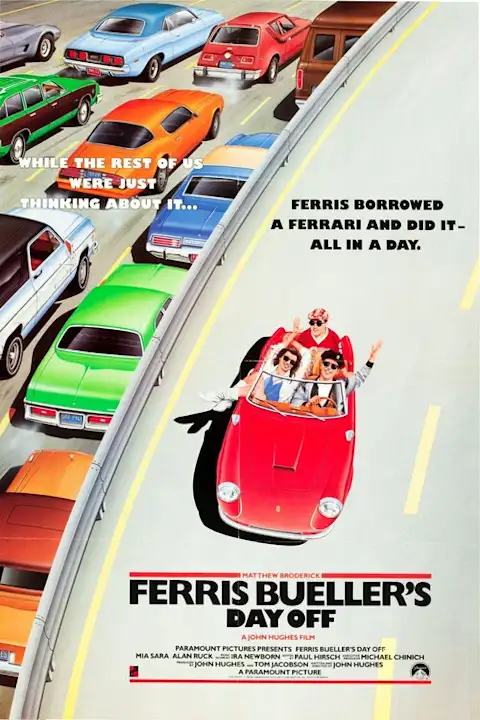 Filmo plakatas Ferio Biulerio poilsio diena 1986 – filmo plakatas | Framein